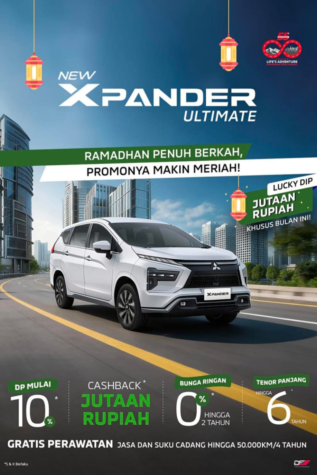 promo xpander dp murah 2026