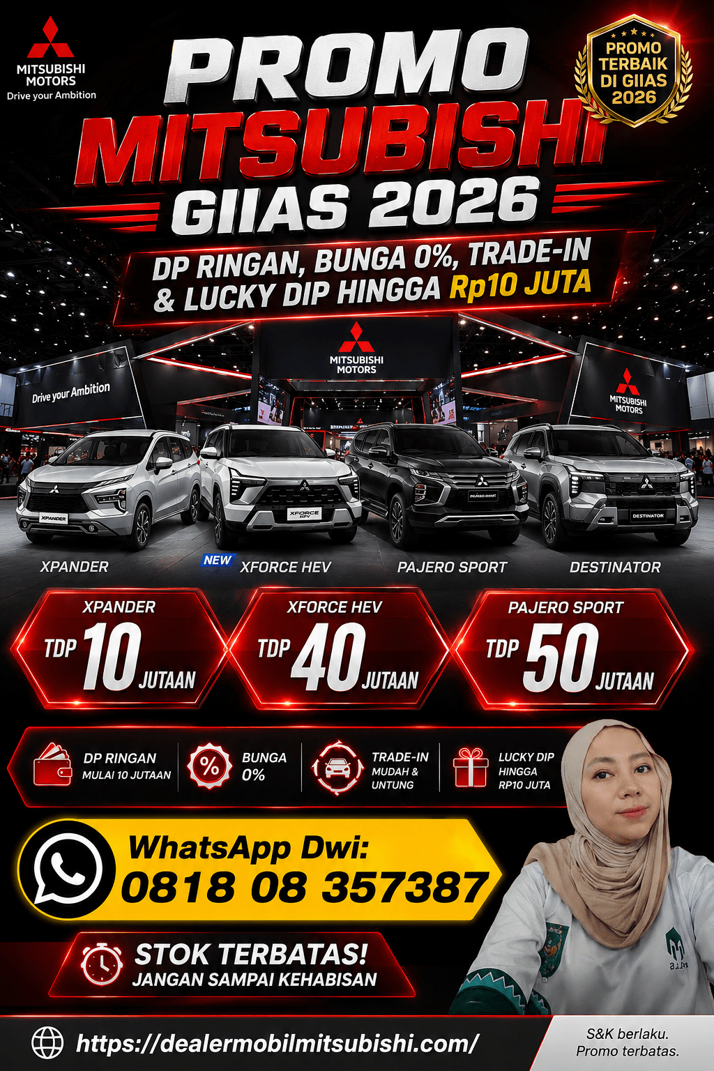Promo Mitsubishi GIIAS 2026 harga Murah